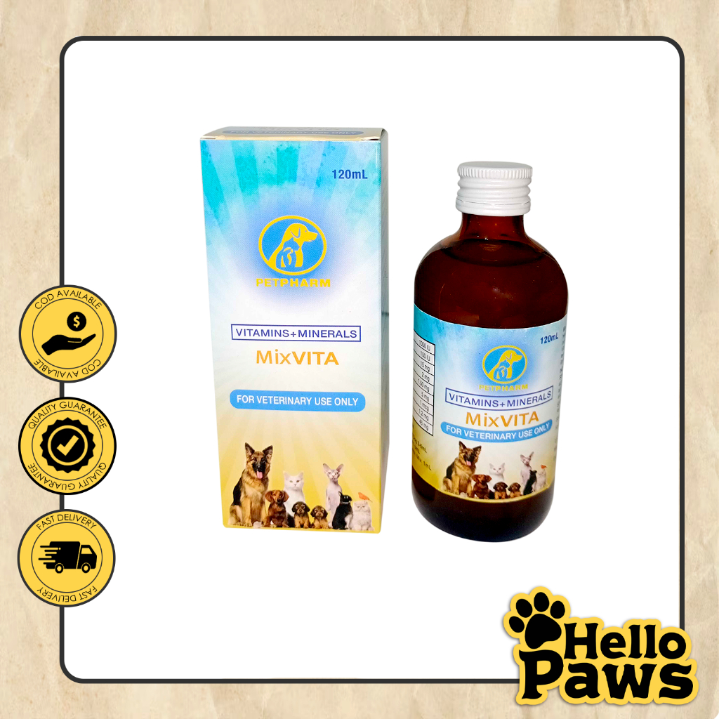 MixVita (Better than PAPI MVP Multivitamins) 120ml for All Pets(Dogs ...