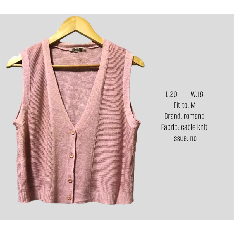 KNITTED VEST BUTTONDOWN PART 6/7 | Shopee Philippines
