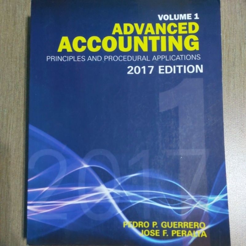 Advanced Accounting Vol. 1 (Guerrero, 2017) | Shopee Philippines