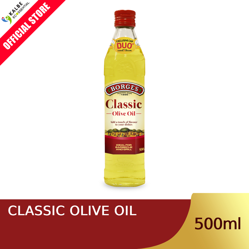 Borges Classic Olive Oil Glass Bottle 500ml