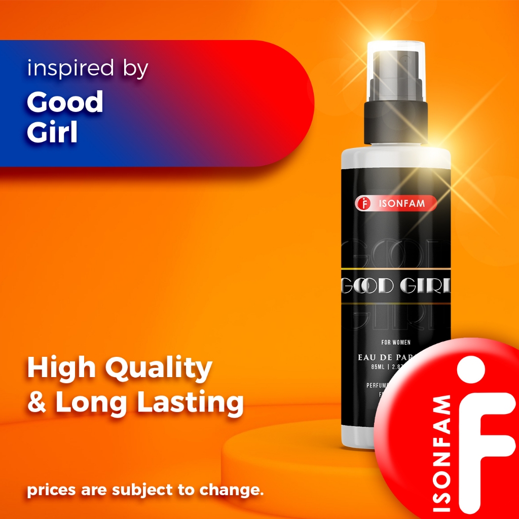 Good Girl Perfume Inspired Scent Oilbase LongLasting 85ml Bottle Shopee Philippines