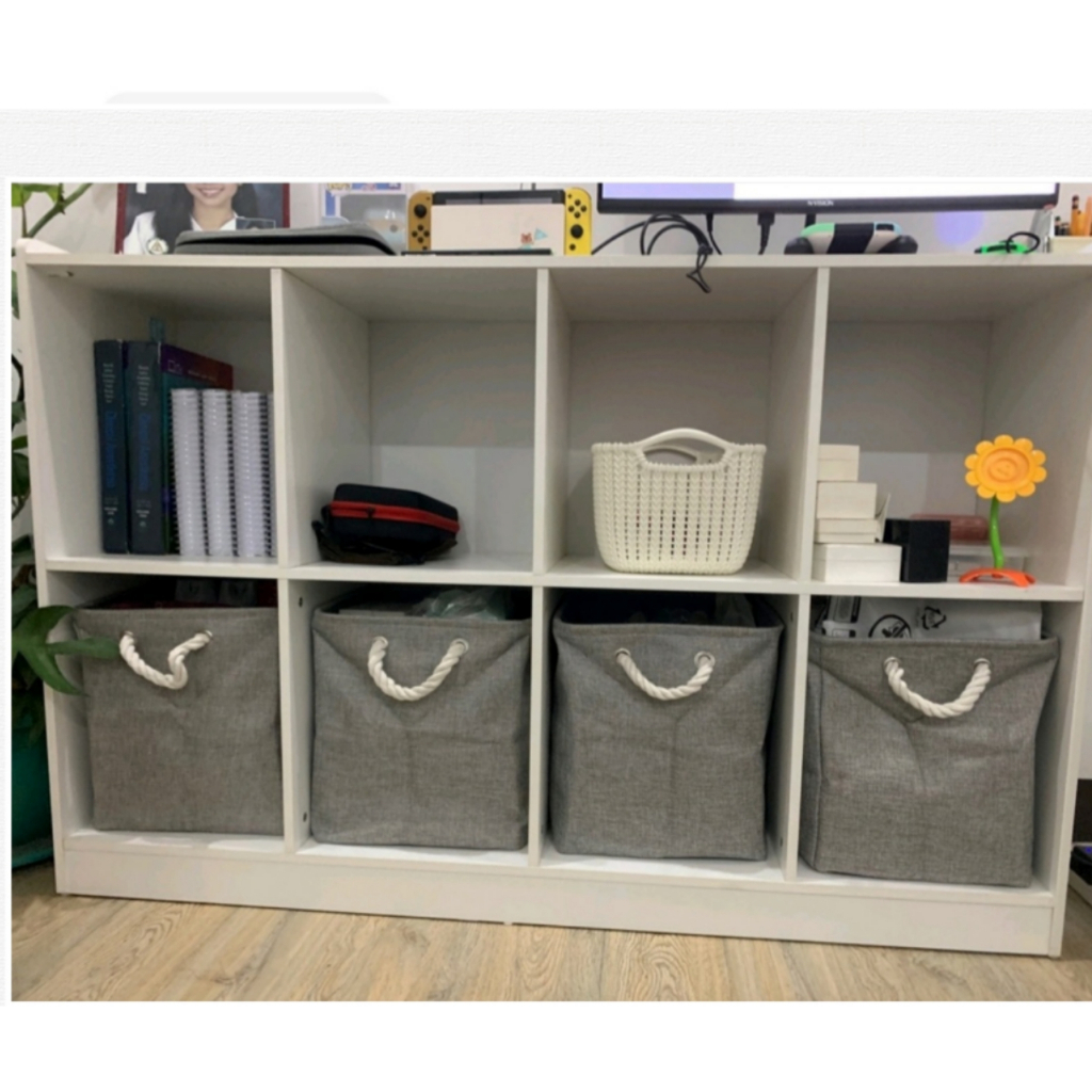 Happy Kiddos #913 Toy Storage Organizer Rack Cabinet Wooden Cubby Hole