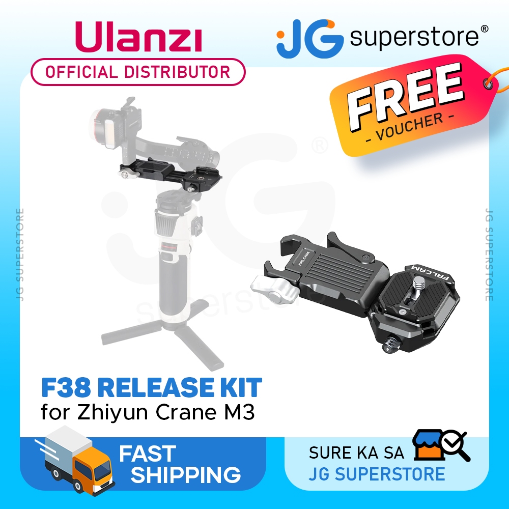 Kit Plaque De Libération Rapide Ulanzi FALCAM F38 Pour Stabilisateur Zhiyun Crane M3/M2S - Aluminium