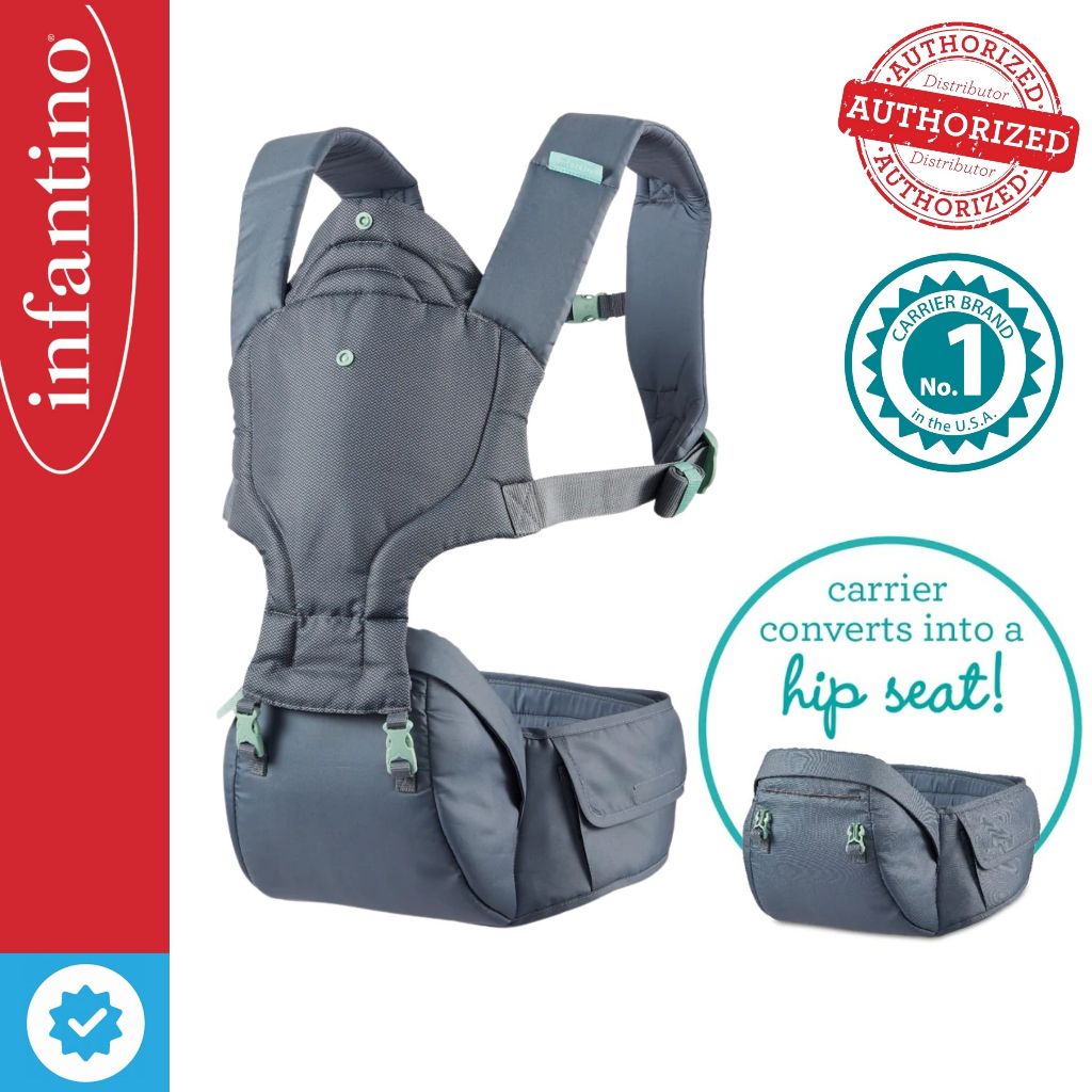 INFANTINO Hip Rider Plus 5 in 1 Hip Seat Carrier Baby Weight Range 12 45 LBS Shopee Philippines