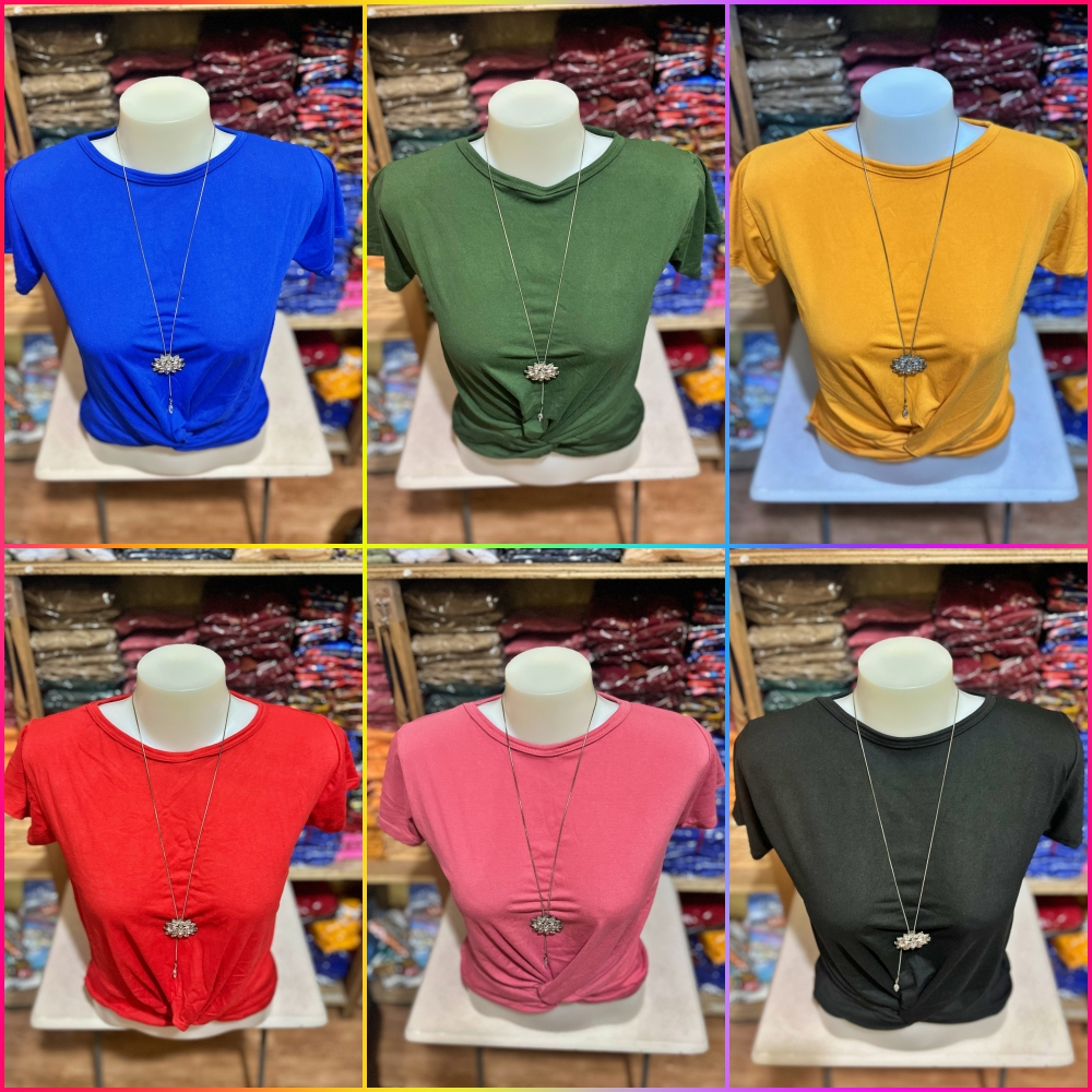 Daily basic tops twisted (Stretchable) | Shopee Philippines