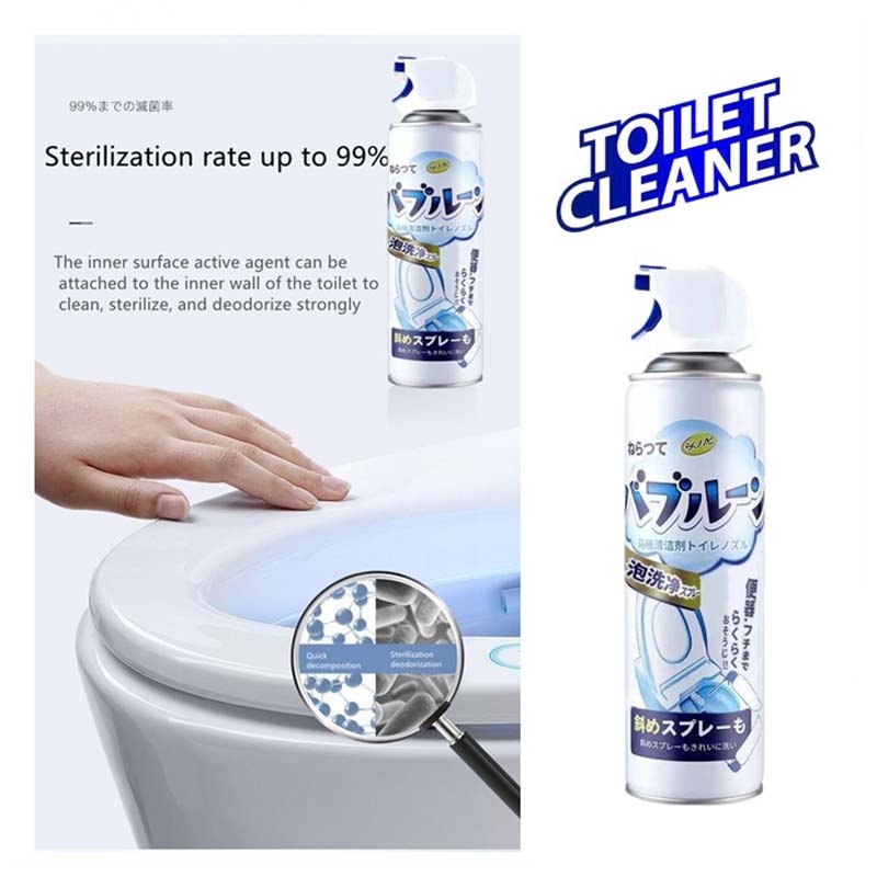 Japan Power Clean Foaming Toilet Bowl Cleaner Antibacterial Bathroom