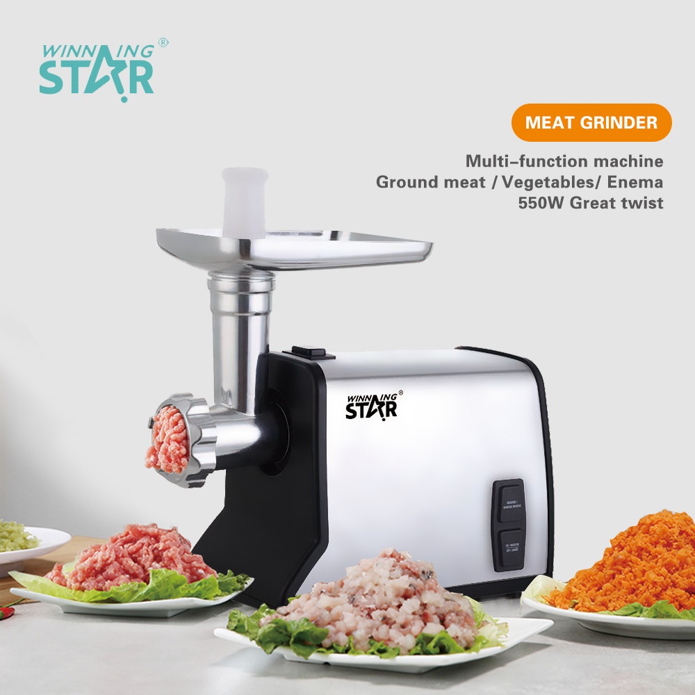 Winning Star Meat Big Grinder Electric Products Stainless Steel Big