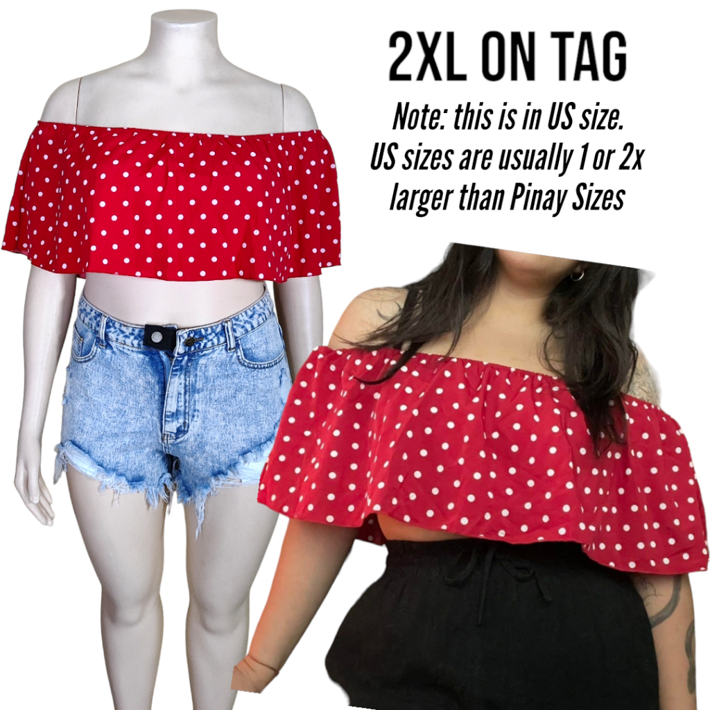 women plus size crop top - Best Prices and Online Promos - Mar