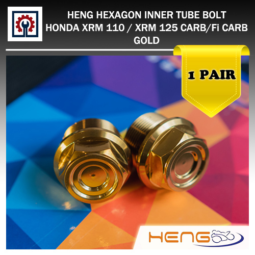 HENG HEXAGON INNER TUBE BOLT for HONDA XRM 110 / XRM 125 CARB/Fi CARB