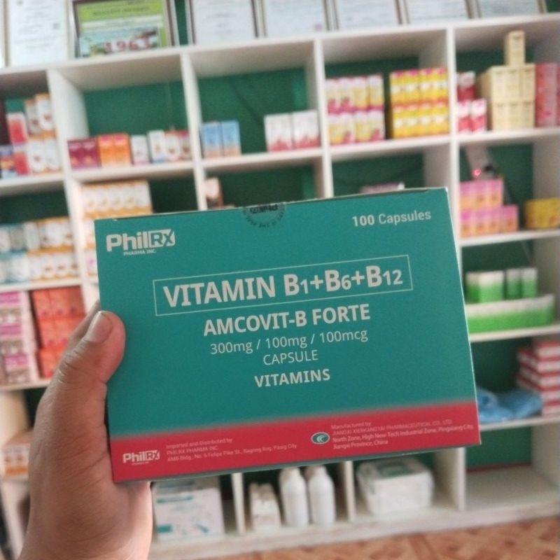 Vitamins B1+ B6 +b 12 Amcovit B Forte | Shopee Philippines