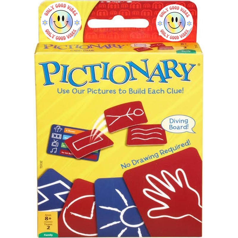 Pictionary Card Game Fun Action Cards Family Game From The Makers of ...