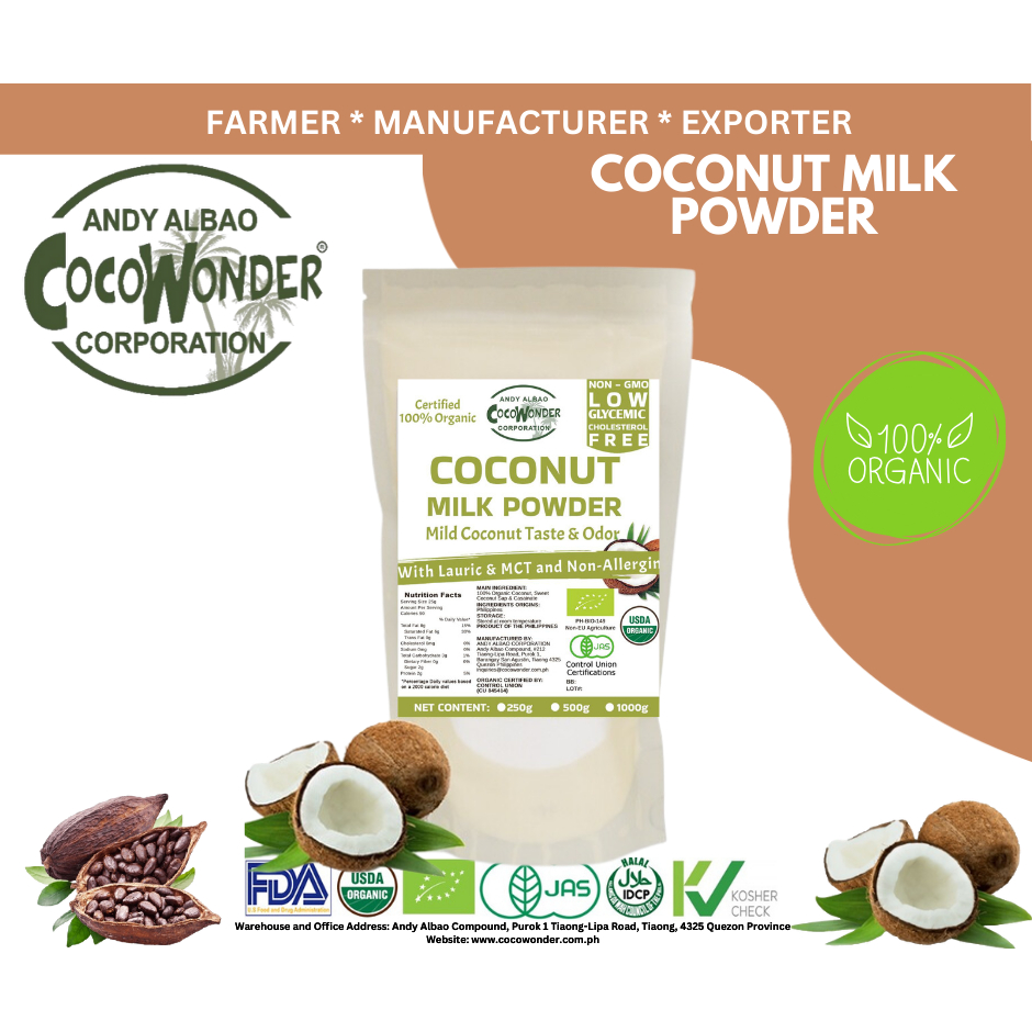 Cocowonder cocowon milk powder 250g 500g 1kg from our farm to your