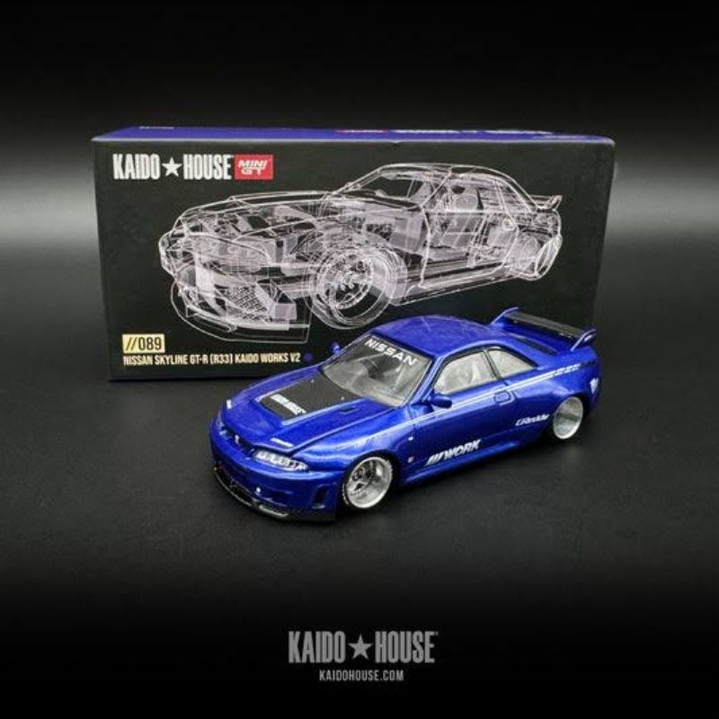 Kaido House x Mini GT Nissan Skyline GT-R (R33) Kaido Works V2 (BRAND ...
