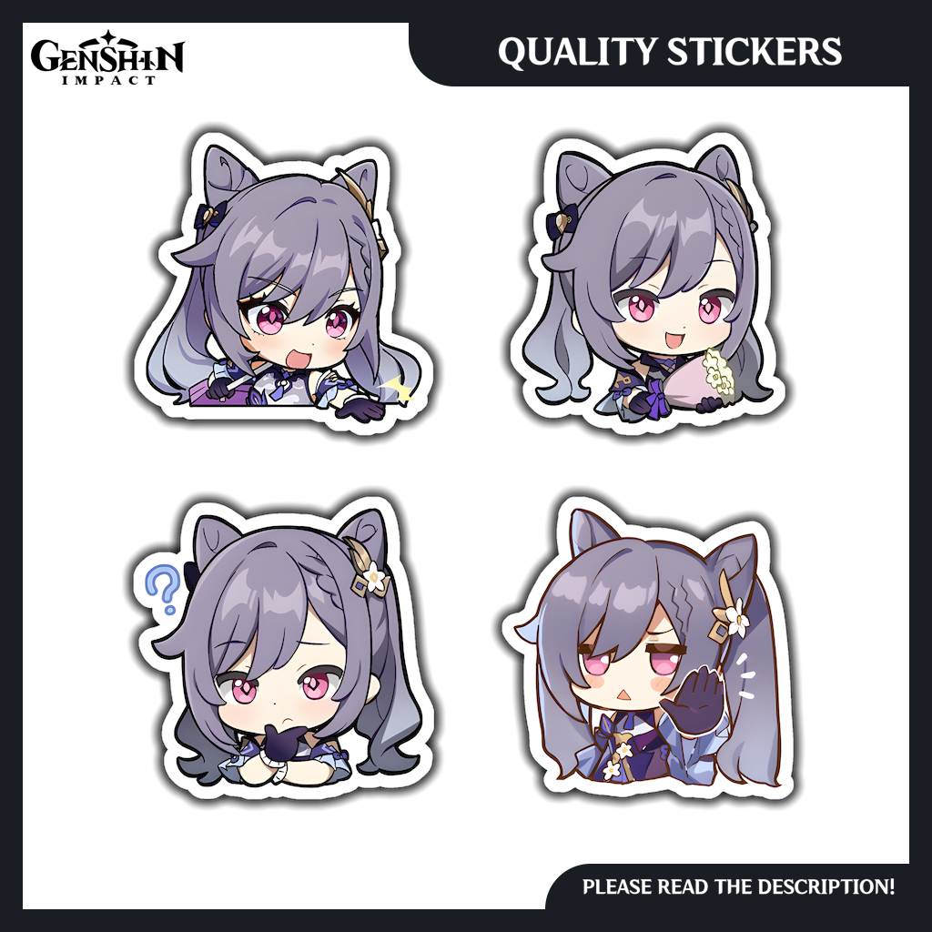 Keqing - Genshin Impact Emoji Stickers | Shopee Philippines