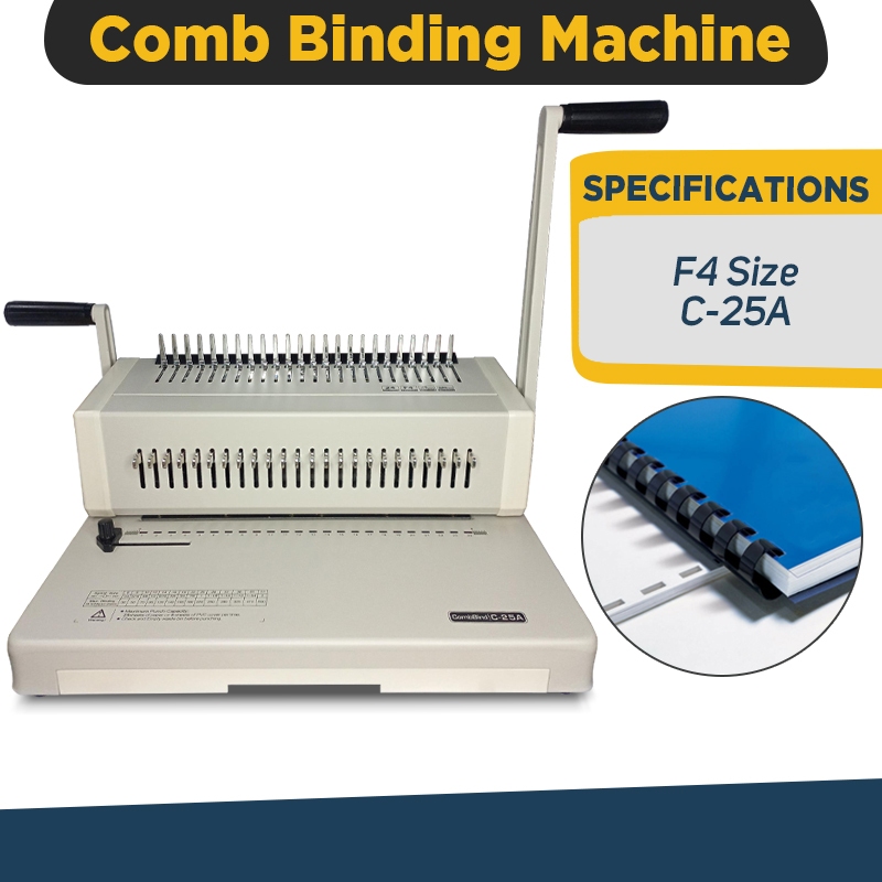 Comb Binding Machine F4 (Long/Legal) | Shopee Philippines