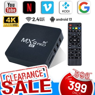 24-Hour Delivery]Android TV Box 16+256G MXQ Pro Smart Box 4K Ultra HD 100%  Original [COD]