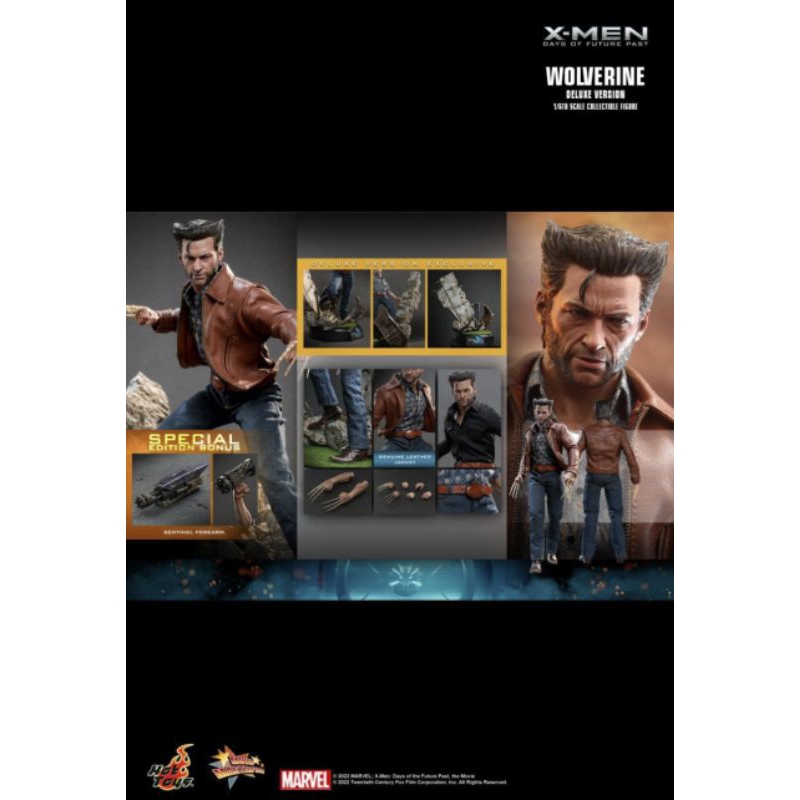 Figurine Hot Toys – Wolverine X-Men Classic – 1/6 – NEUF