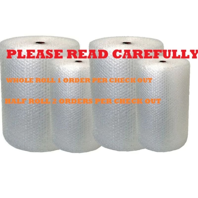 KENLEI High Quality Bubble Wrap Roll OF1 Meter x 100 Meter BLACK WHITE ...