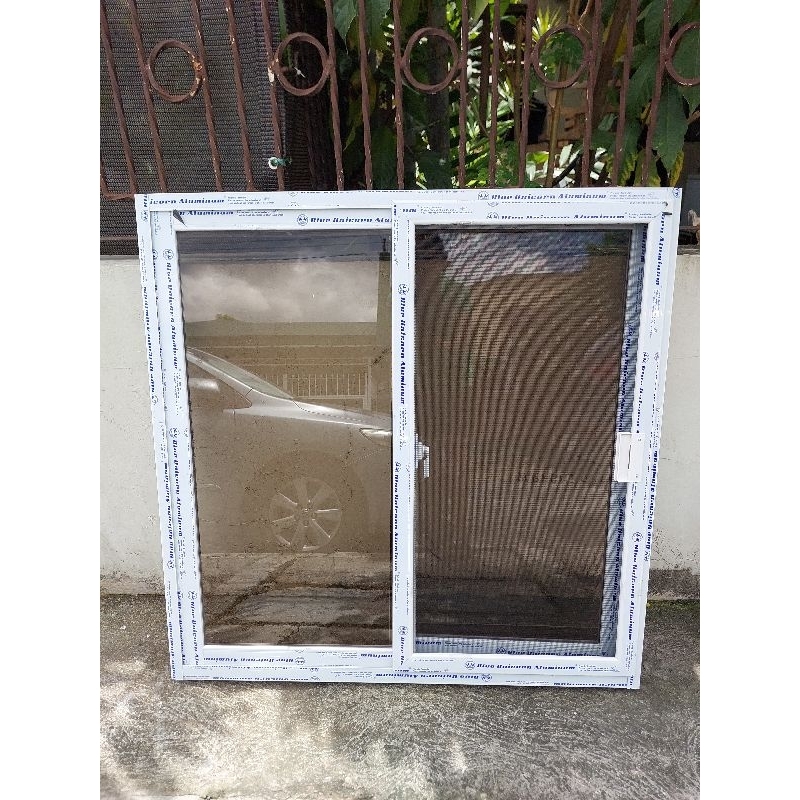110cm W × 90cm H sliding window with screen | Shopee Philippines
