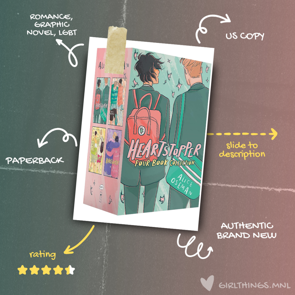 Heartstopper, Volume 1-4 Box Set By Alice Oseman (Paperback) | Shopee ...