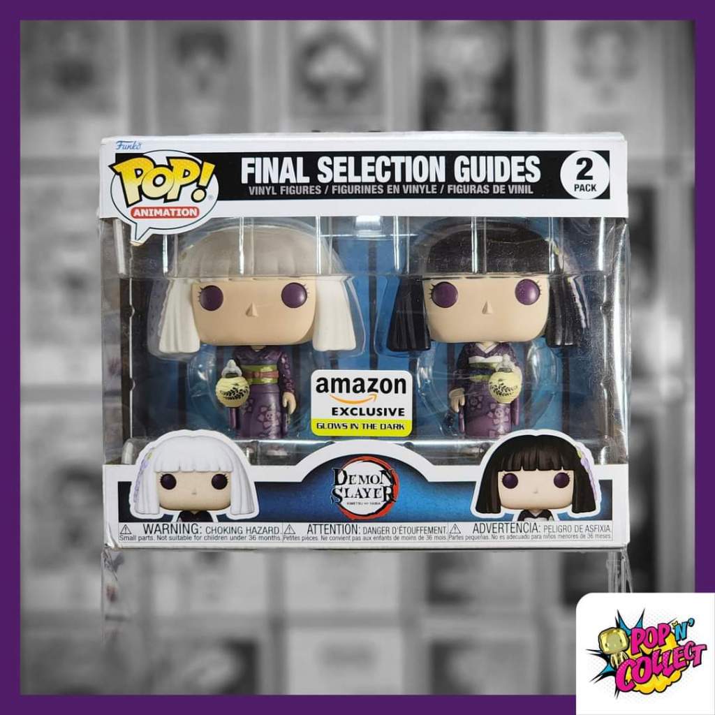 Funko Pop! Demon Slayer - Final Selection Guides Kanata & Kiriya 2 Pack ...