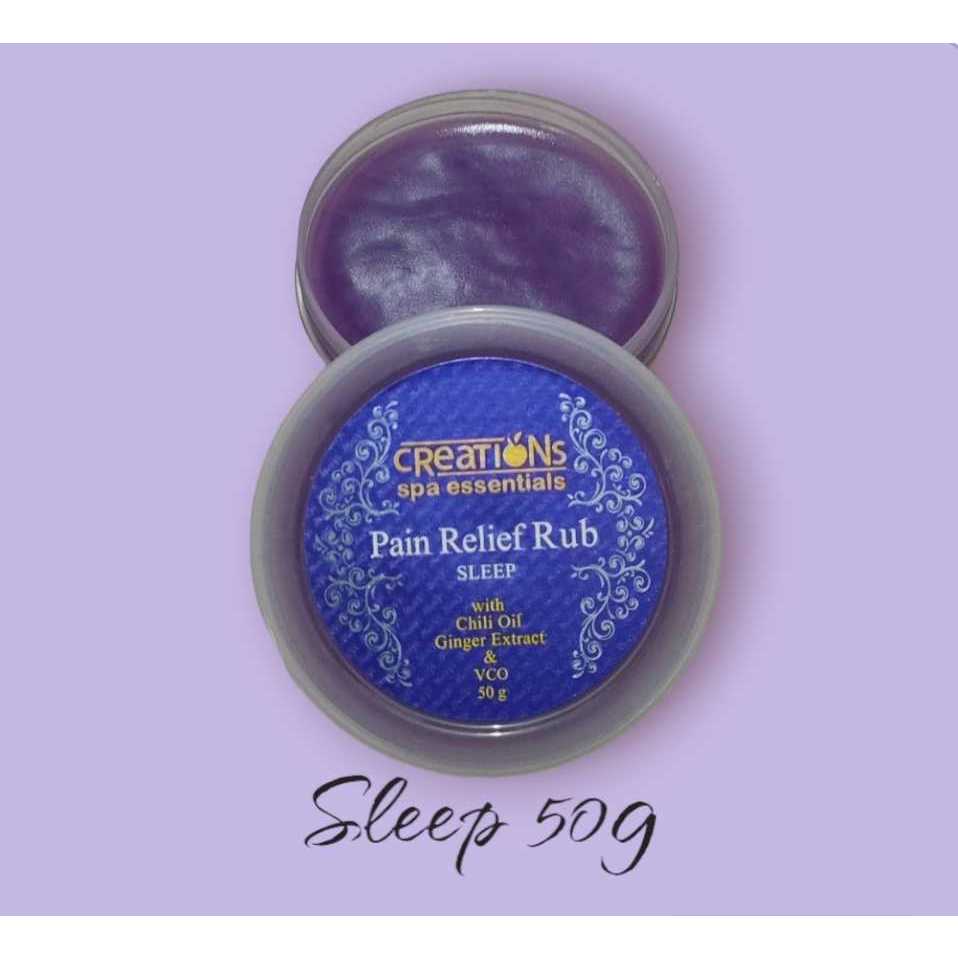 Creations Spa Essentials Pain Relief Rub Sleep 50g Shopee Philippines