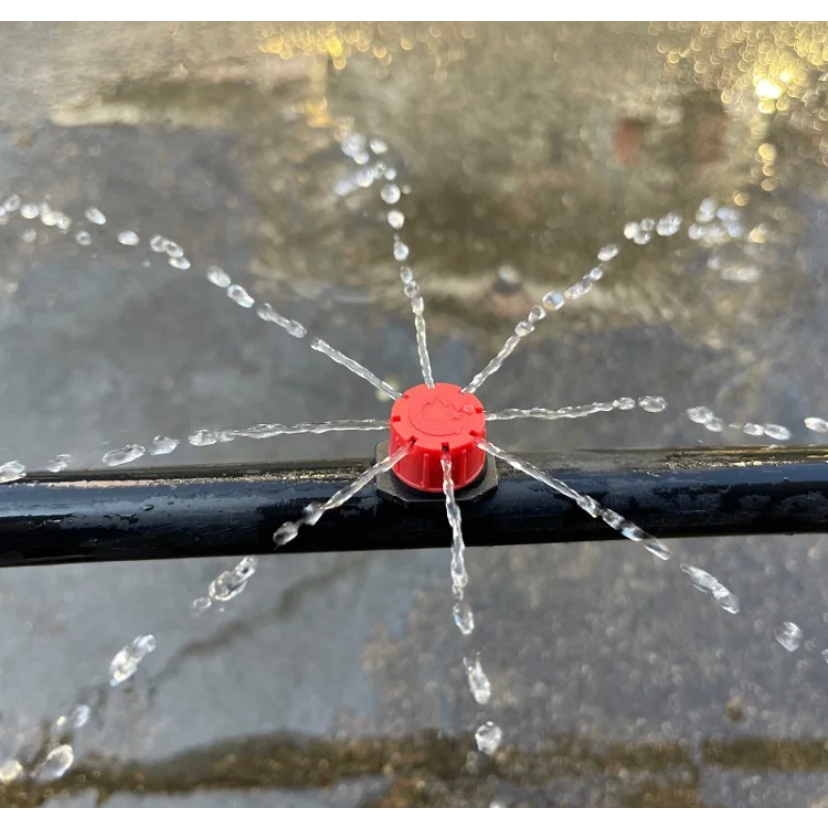 [5pcs.] 8 Hole Adjustable Micro Dripper | Water Emitter Dripper ...