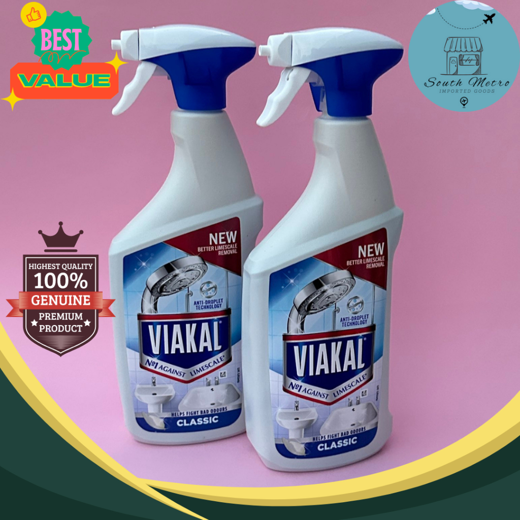 Viakal Classic New & Improved Limescale Remover UK 750mL Shopee