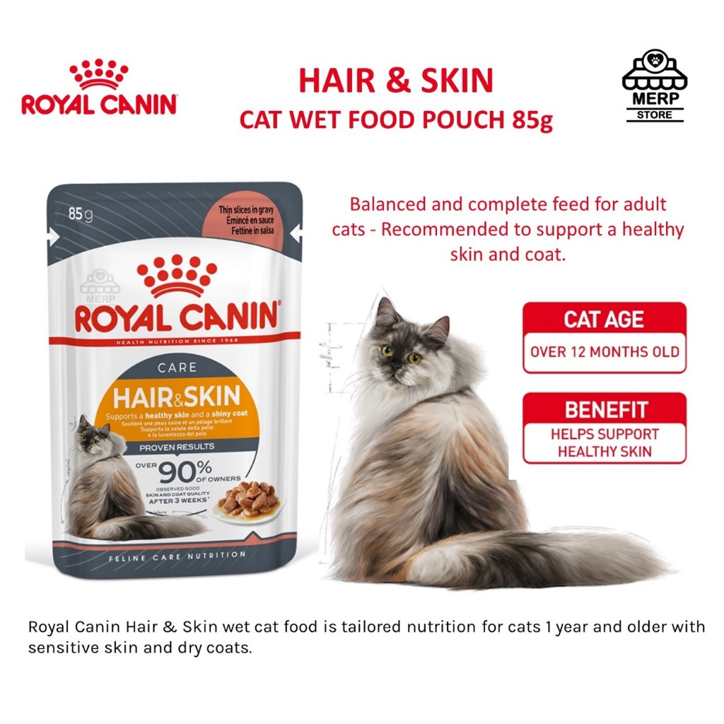 Royal Canin Pouch Hair Skin 85g Cat Wet Food Shopee Philippines