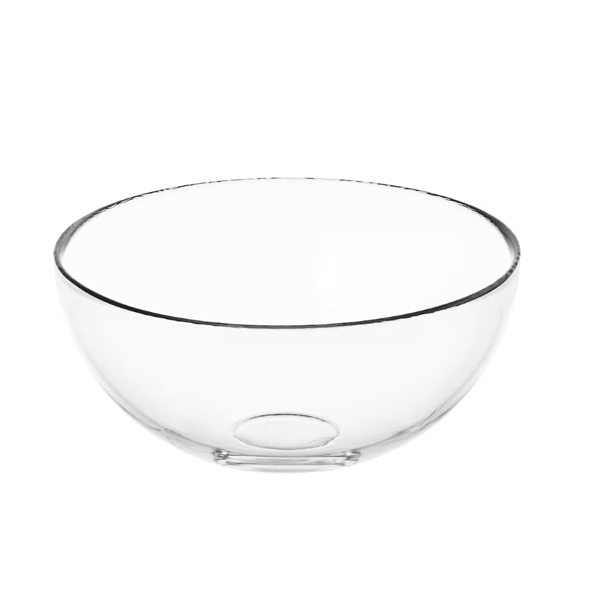 IKEA ORIGINAL BLANDA Serving bowl, clear glass, 20 cm (8 