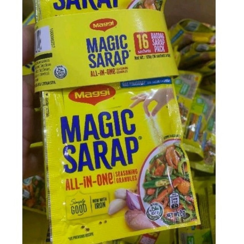 Maggi Magic Sarap All Ln One Seasoning Granules 8g X 16 All Ln One Seasoning Granules Shopee 4336