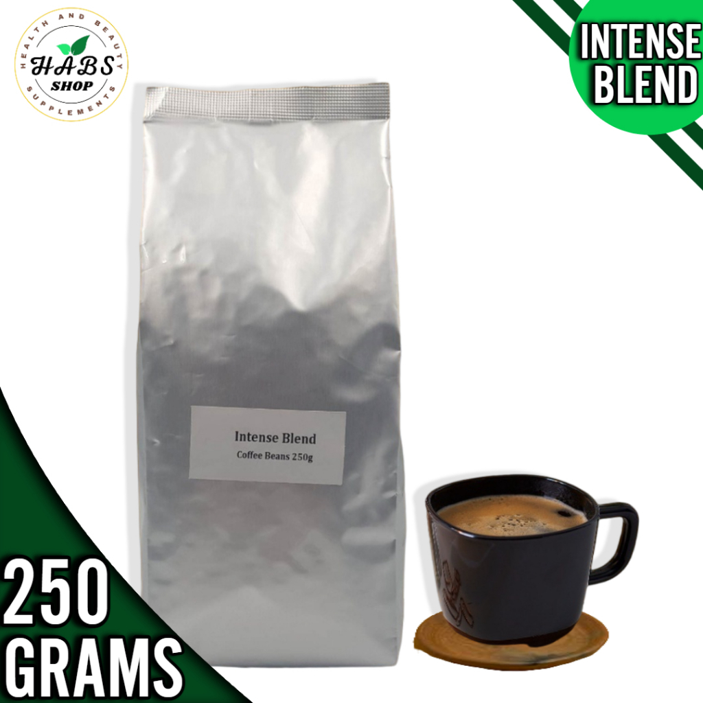Picture Idea: Pure 100 Arabica Coffee Beans Intense Blend 250 Grams