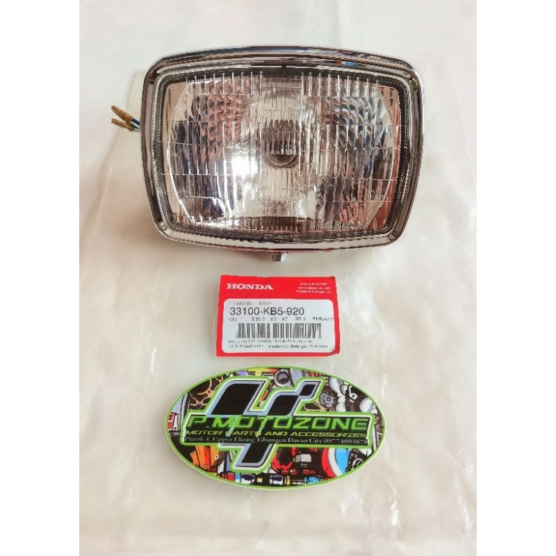 Head light lens TMX 155, Honda Genuine Parts original Stanley ...