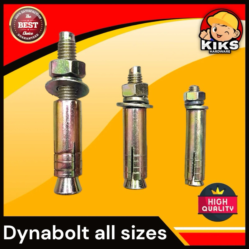Dyna Bolt Size 1/4 to 1/2 [Sleeve anchors expansion bolt for masonry
