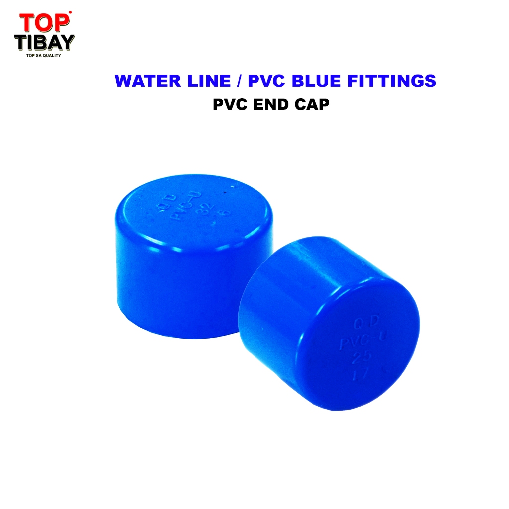 TOPTIBAY BLUE PVC END CAP 1" 1/2" 3/4" INCH Shopee Philippines