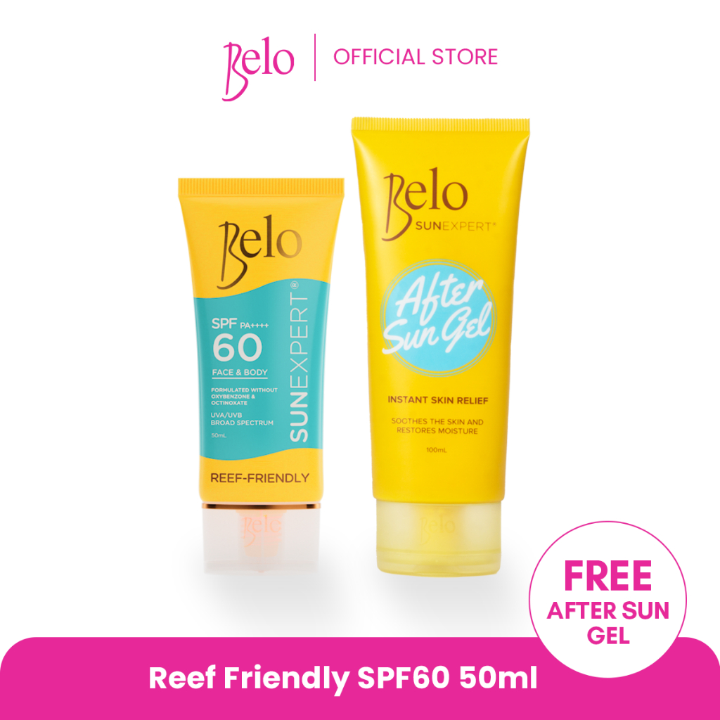 Belo SunExpert Reef Friendly + FREE After Sun Gel | Shopee Philippines