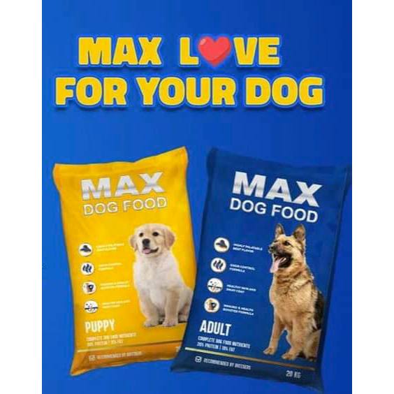 MAX Dog Food 20 Kgs. (Puppy & Adult) Shopee Philippines