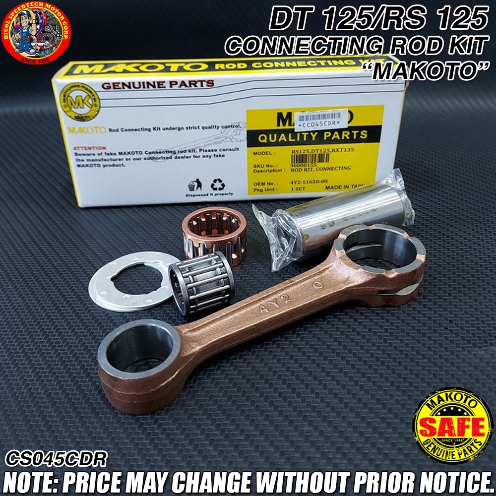 DT 125/RS 125 CONNECTING ROD KIT MAKOTO (CC045CDR) | Shopee Philippines