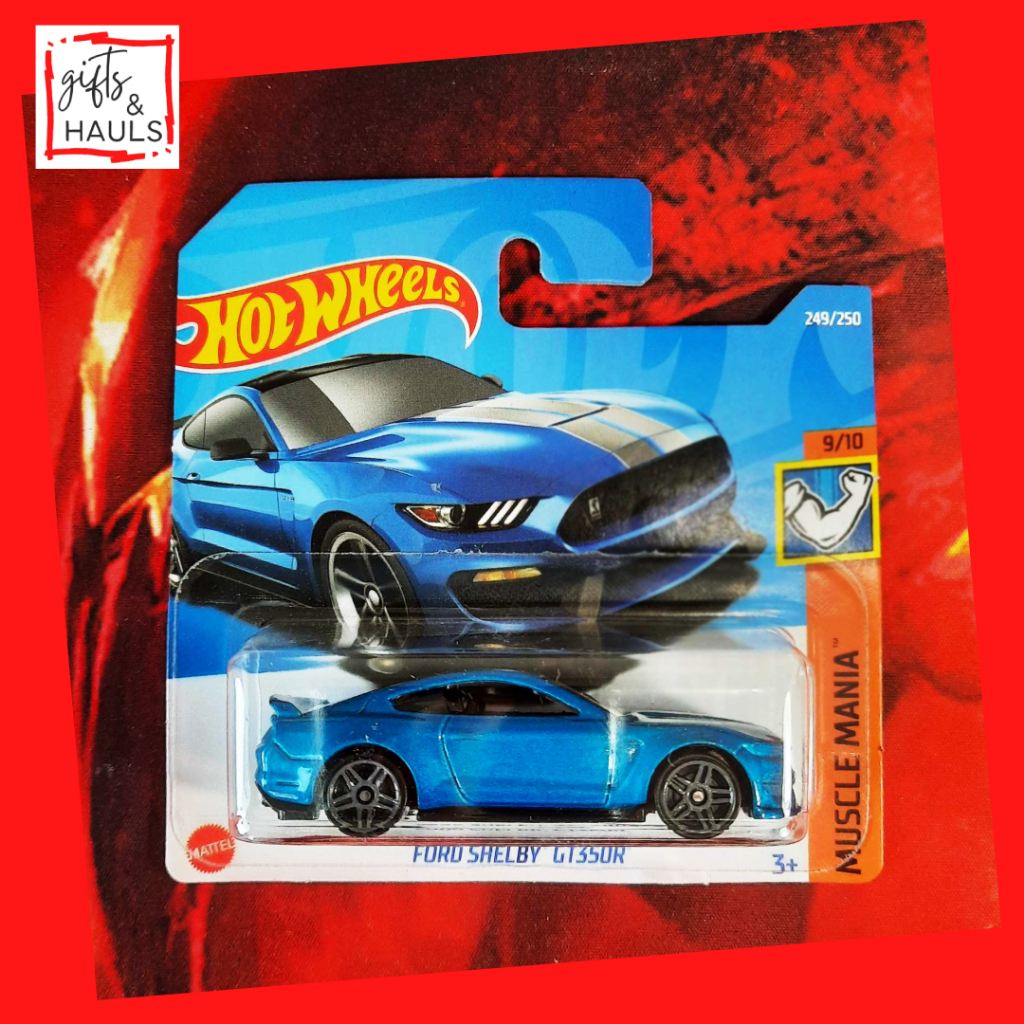 Hot Wheels Ford Shelby Gt350r Blue Muscle Mania 910 Diecast Toy Cars And Trucks Shopee 0216