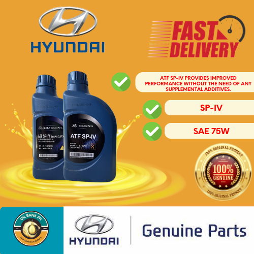 HYUNDAI ATF SP-IV (lock-up clutch 6s) 1L | Shopee Philippines
