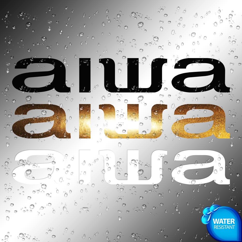2X Sticker | Aiwa | Pro audio decals | Weather Proof | 4 inches ...