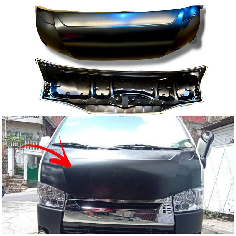 Toyota Hiace Commuter Decontent Cargo 2005 2024 Extended Hood