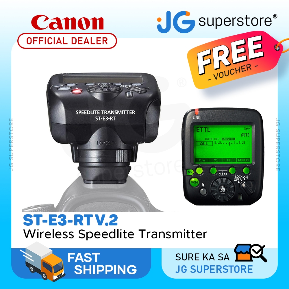 Canon St-e3-rt V.2 Wireless Flash Transmitter For Eos Camera To 