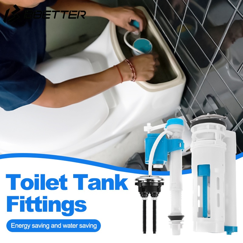 1 SET ECQ CISTERN FITTINGS WATER TANK FITTINGS FOR TOILET FLUSH