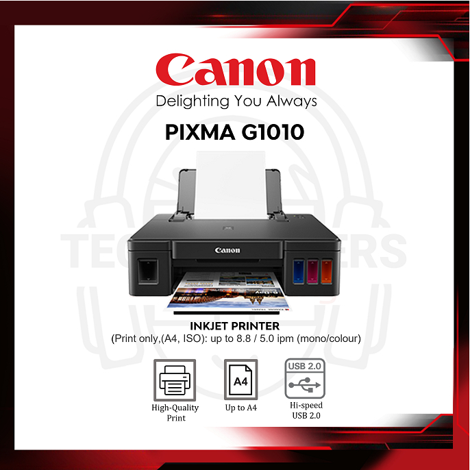 Canon Pixma G1010 Printer (Print Only, Ink Tank, GI-790 Ink) | Shopee ...