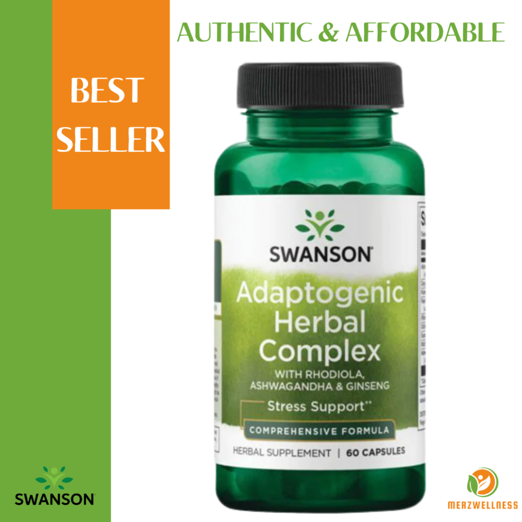 Swanson Adaptogenic Herbal Complex W/ Rhodiola Ashwagandha & Ginseng ...