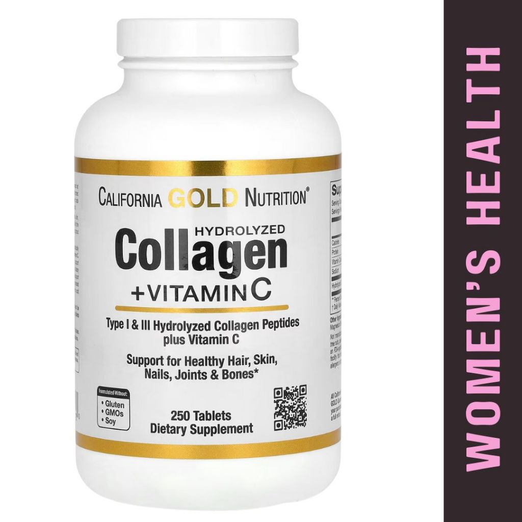 California Gold Nutrition, Hydrolyzed Collagen Peptides + Vitamin C ...