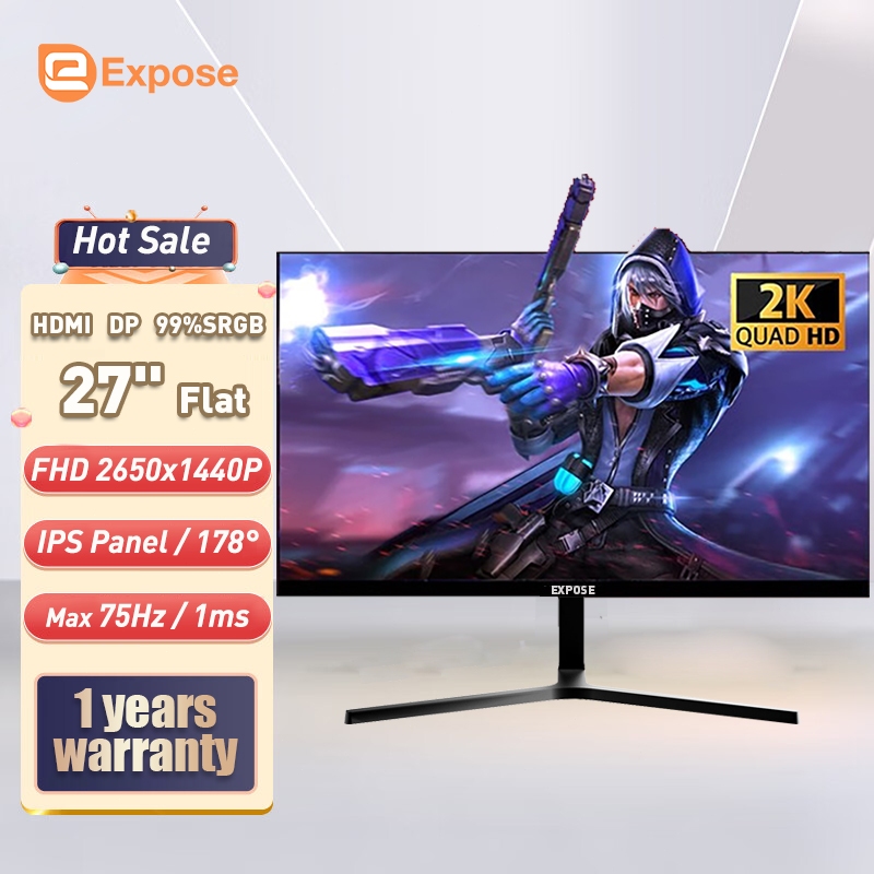 EXPOSE 27 inch computer monitor 24 inch pc monitor 165hz gaming ...