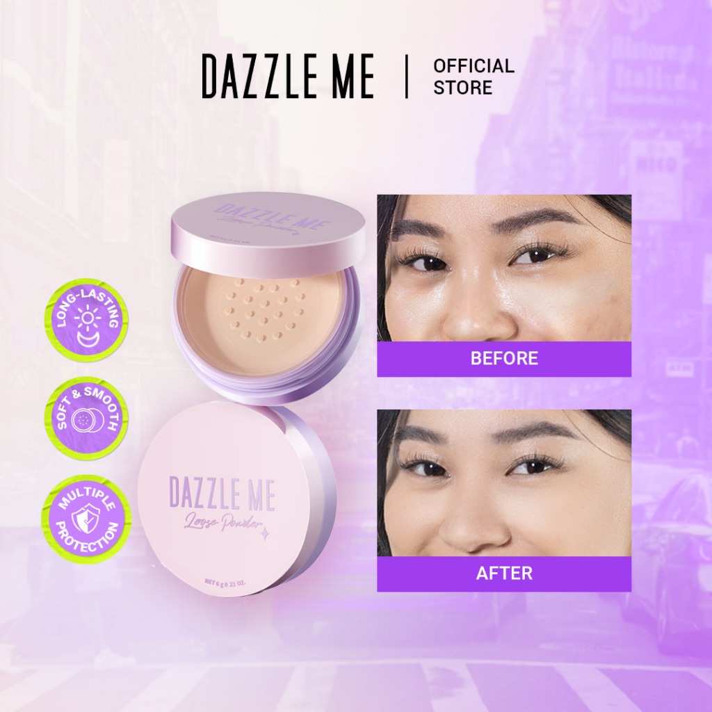 DAZZLE ME Always Setting Loose Powder -Sweat Proof Matte Finished Long ...