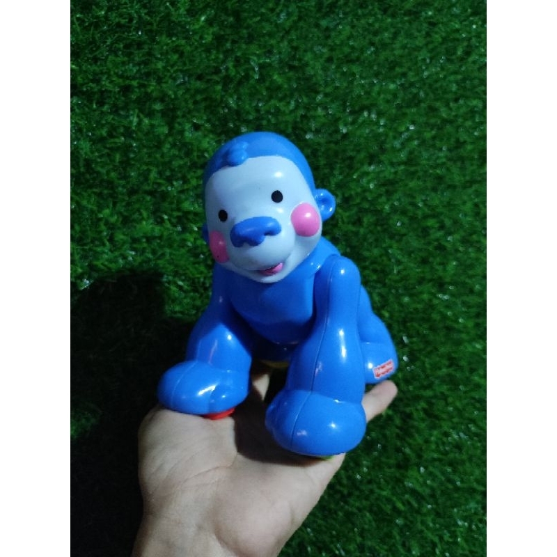 Fisher Price Click Clack Blue Monkey | Shopee Philippines